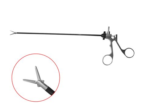 Щипцы анатомические для коагуляции лапароскопические (Диаметр 5 мм ...