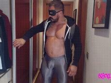 Bearded Beefy Muscle In Bulging Spandex Legging 0036 1 4 Gay Porn Pornhub
