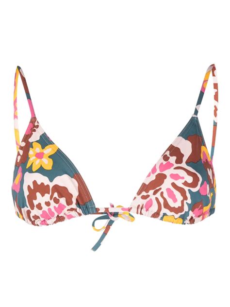 Eres Kiwi Small Triangle Bikini Top In Blue ModeSens