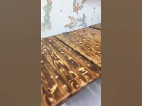 обоженная сосна под лаком - YouTube