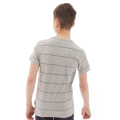 Buy French Connection Boys Thin Stripe T Shirt Light Grey Melmarine