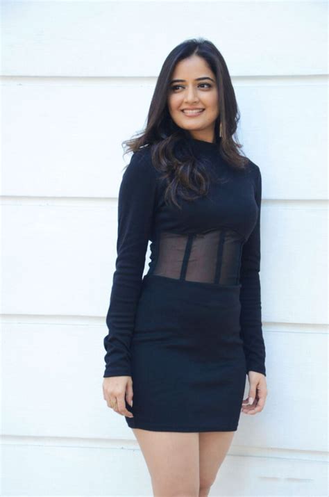 Ashika Ranganath Hot Stills At Amigos Movie Promotion