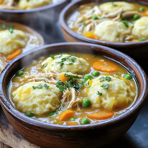 Classic Chicken and Dumplings Herzhafte Hausmannskost - Recipe Website