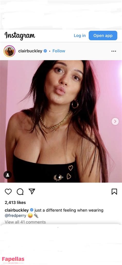 Clair Buckley Aka Meek Aka Clairbuckley Nude Leaks Fapellas