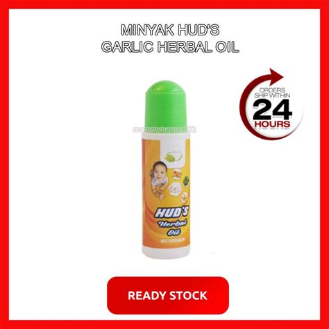 Ready Stockhud S Garlic Herbal Oil By Bidan Liza Huds Selsema Batuk