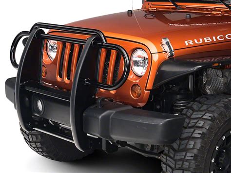 Redrock 4x4 Jeep Wrangler Grille Guard Gloss Black J100580 07 18 Jeep Wrangler Jk Free