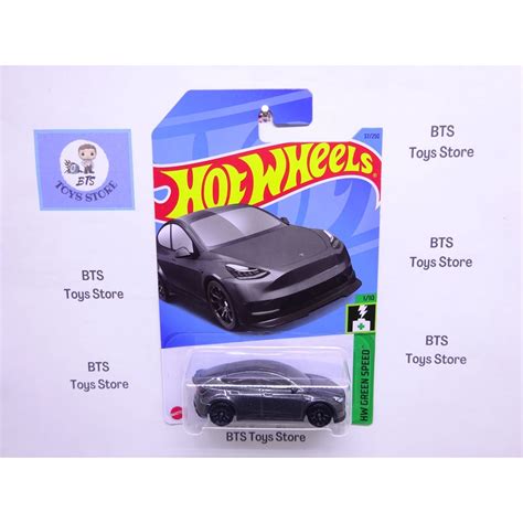 Hot Wheels Tesla Model Y Gray Shopee Malaysia