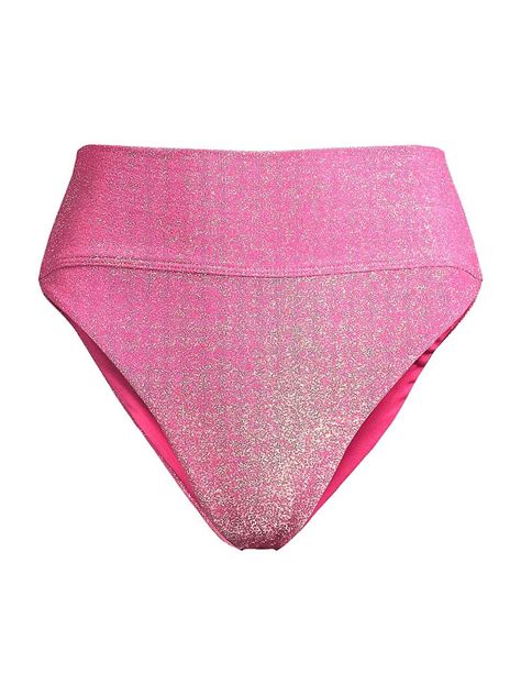 Beach Riot Women S Highway Glittery Bikini Bottom Fuchsia Purple