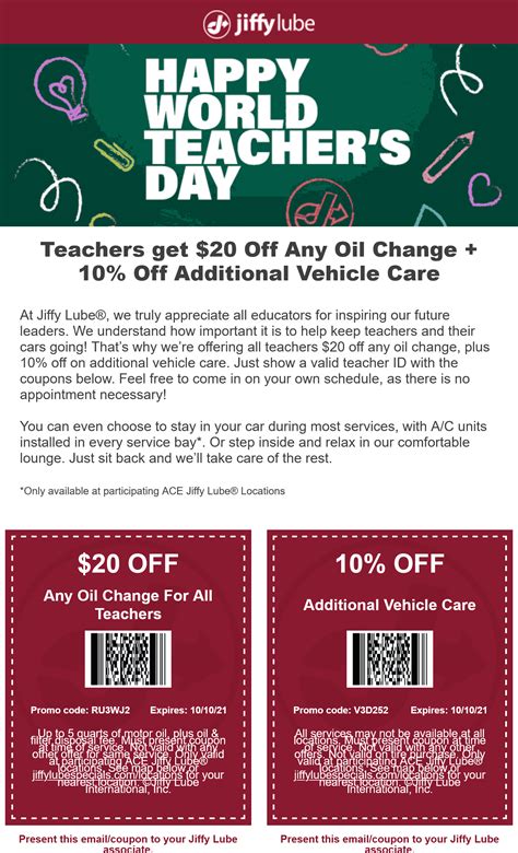 Jiffy Lube Oil And Filter Change Coupon at Susan Cummings blog
