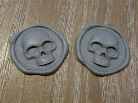 Warhammer 40k Wax Purity Seal Small Raw Cast Cybermikeidau