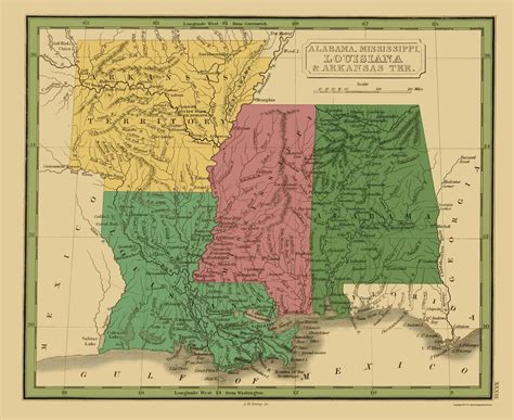 map of arkansas and louisiana 3