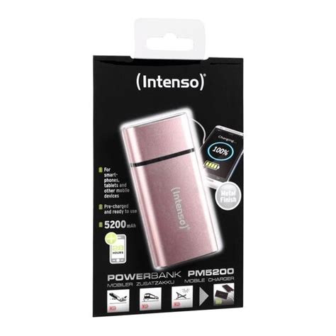 Power Bank INTENSO 7323523 5200 MAh Pink J K Bank Power House Ganderbal