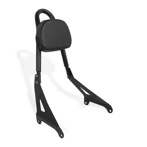 Worldmotop Motorcycle Sissy Bar Backrest Rear Passenger Seat Replacement For Yamaha Stryker