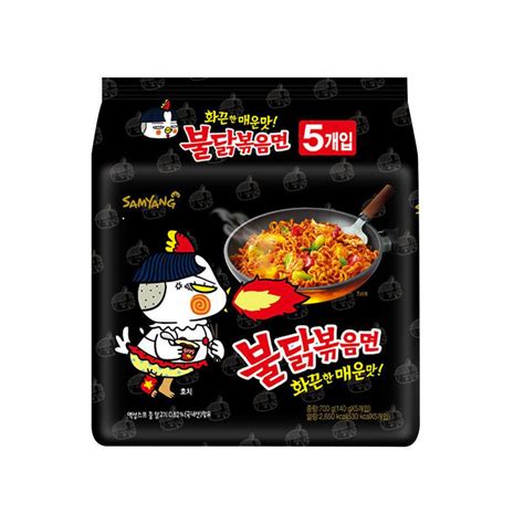 Buldak Hot Chicken Flavour Ramen 5 Pack 700g By Samyang Thai Food