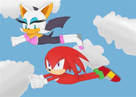 Rouge And Knuckles Deviantart Wanderer Wallpaper