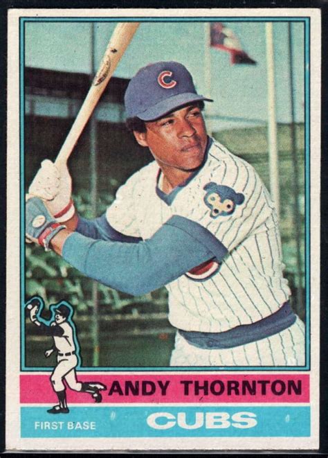 Baseball Mlb 1976 Topps 26 Andre Thornton Cubs