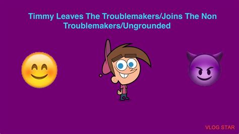 Timmy Turner Leaves The Troublemakers Joins The Non Troublemakers