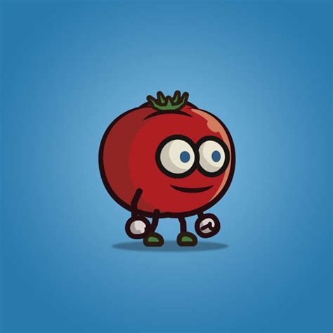 Tomato Guy - 2D Character Sprite for Game | TokeGameArt