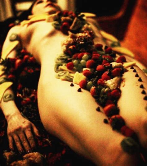 Naked Woman With Food