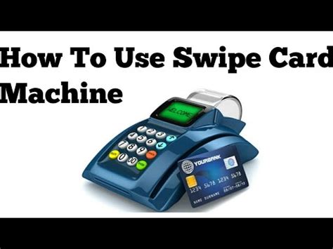 SWIPE CARD MACHINE || HOW TO USE SWIPE CARD MACHINE || HINDI - YouTube