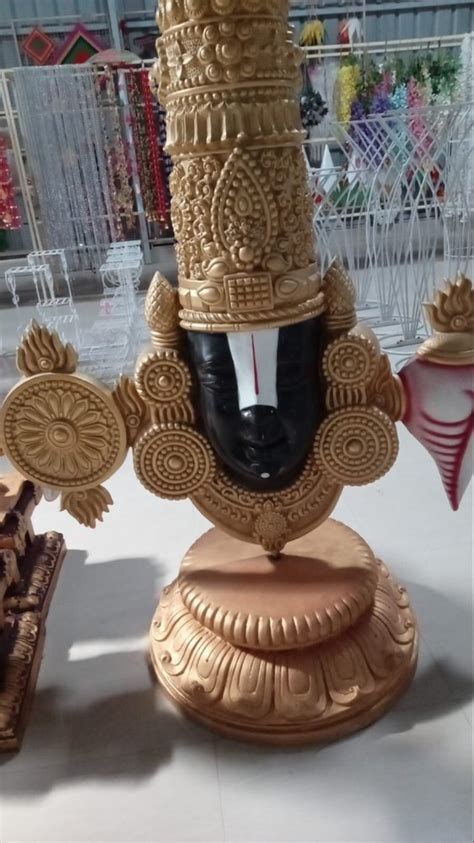 Lord Venkateswara fiber Statue, Temple at ₹ 25000 in Hyderabad | ID ...