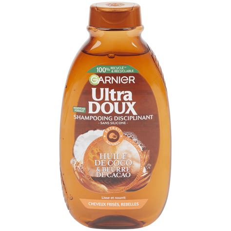Shampoing Garnier Ultra Doux Huile De Coco Et Beurre De Cacao Action Fr