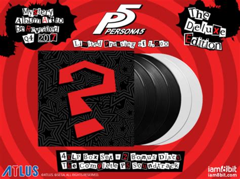 Persona 5 Vinyl Soundtrack Release Announced By iam8bit - Persona Central