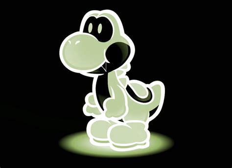 Ghost Yoshi by yoshi12345786 on deviantART