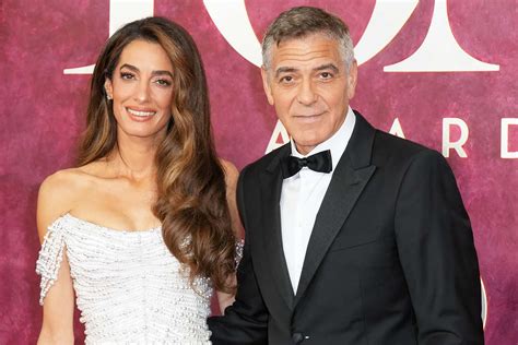 George Clooney Is Back in His Silver Fox Era for 2025 Tony Awards Date
