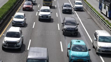 Heavy Traffic Congestion during Rush Hour Stock Footage - Video of dusk ...