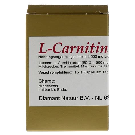 L-CARNITIN 1x1 pro Tag Kapseln 45 Stück online bestellen - medpex ...