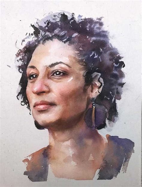 Marcos Beccari Gallery Watercolor Paintings Watercolor Portraits