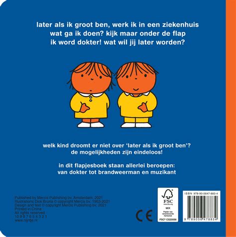 Later Als Ik Groot Ben Nijntje Bericht