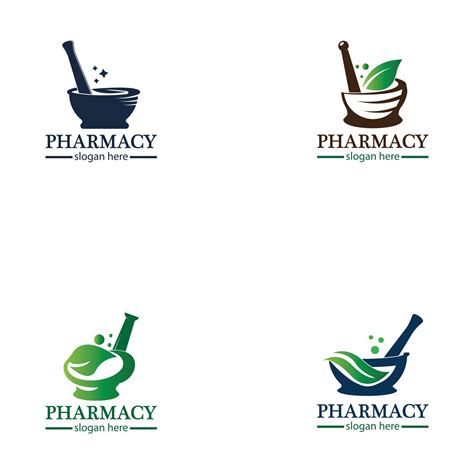 Creative Pharmacy Concept Logo Design 2572318 Vector Art At Vecteezy