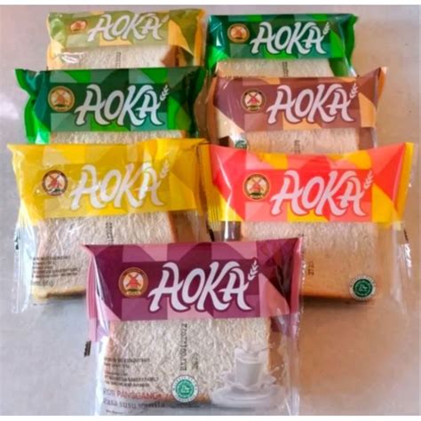 Jual Aoka Roti Panggang Gulung Gr Dus Isi Pcs Shopee