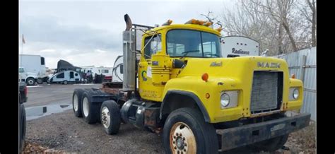 Salvage 1990 Mack Rd688s Truck Tractor For Parts Ucon Idaho United