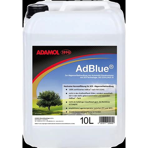 Adamol AdBlue Harnstofflösung 10l Kanne mit Ausgießer 90140145