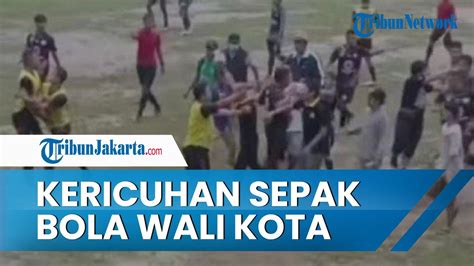 Tim Yang Terlibat Baku Hantam Di Sepak Bola Wali Kota Bekasi Cup