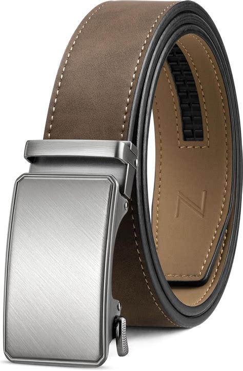 Belt Men Ratchet Belt Dress With Premium Leather Slide Belt