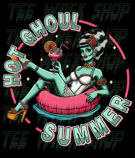 Hot Ghoul Summer PNG Clipart For DTF Or Tshirt Printing Etsy