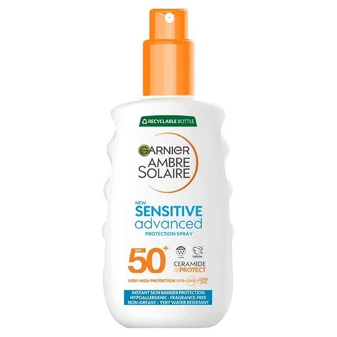 Garnier Ambre Solaire Sensitive Advanced Protection Spray Spf50 150ml