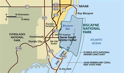map  biscayne national parks  incredible sightspark junkie