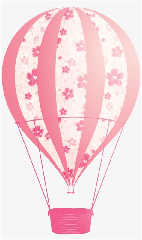 Pink Hot Air Balloon Clipart Hot Air Balloon Pink Png Transparent PNG X Free
