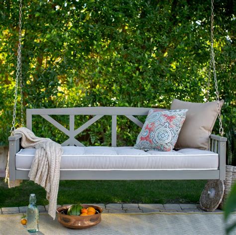 Cozy Porch Swing Porch Swing Bed Patio Swing Porch Swings Patio Roof