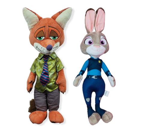 Zootopia Nick Wilde and Officer Judy Hopps Set, Hobbies & Toys, Toys ...