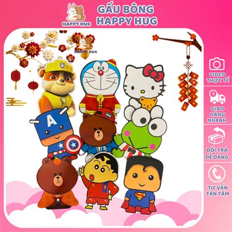 Set 2 10 Bao lì xì 2025 chibi giá rẻ hot trend MIX ĐỦ MẪU hoạt hình 3D cute dễ thương HAPPY
