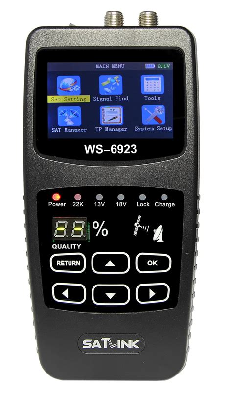 Newest Satlink Ws Digital Satellite Finder Dvb S Satellite Meter