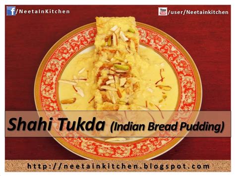 Shahi Tukda Indian Bread Pudding English YouTube