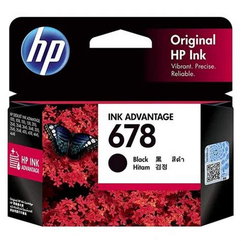 HP 678 Black Ink Advantage Cartridge CZ107AA At Rs 800