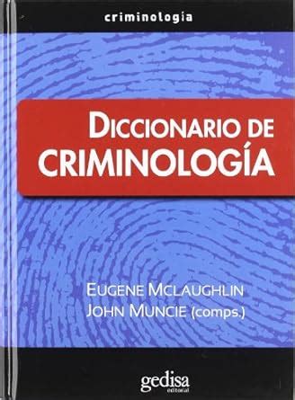 Diccionario de Criminología Amazon br